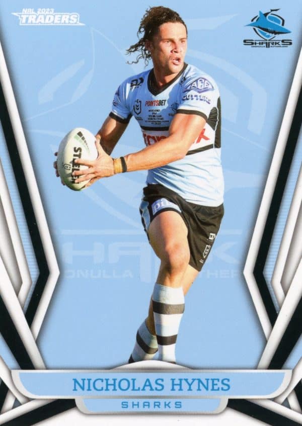 2023 NRL Traders Common Card - Base 034 Nicholas Hynes Cronulla Sharks