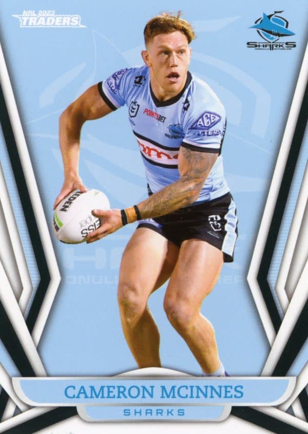 2023 NRL Traders Common Card - Base 036 Cameron Mcinnes Cronulla Sharks
