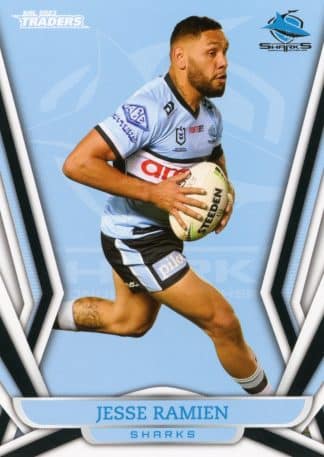 2023 NRL Traders Common Card - Base 038 Jesse Ramien Cronulla Sharks
