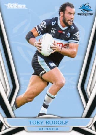 2023 NRL Traders Common Card - Base 039 Toby Rudolf Cronulla Sharks