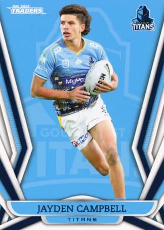 2023 NRL Traders Common Card - Base 043 Jayden Campbell Gold Coast Titans