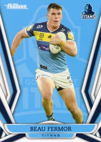 2023 NRL Traders Common Card - Base 045 Beau Fermor Gold Coast Titans