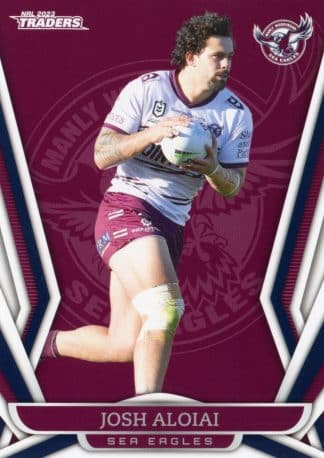 2023 NRL Traders Common Card - Base 052 Josh Aloiai Manly Sea Eagles