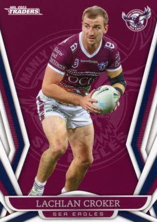 2023 NRL Traders Common Card - Base 054 Lachlan Croker Manly Sea Eagles