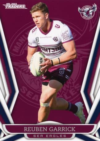 2023 NRL Traders Common Card - Base 055 Reuben Garrick Manly Sea Eagles