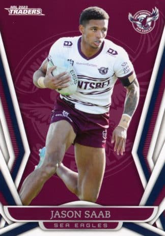 2023 NRL Traders Common Card - Base 058 Jason Saab Manly Sea Eagles