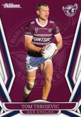 2023 NRL Traders Common Card - Base 060 Tom Trbojevic Manly Sea Eagles