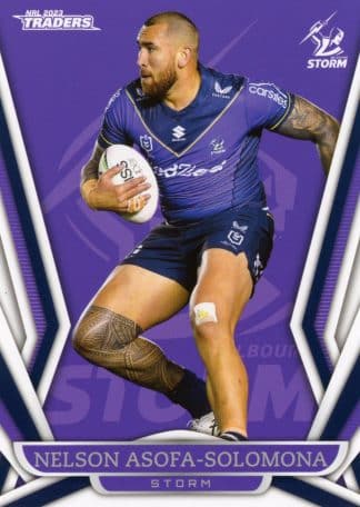 2023 NRL Traders Common Card - Base 062 Nelson Asofa-Solomona Melbourne Storm