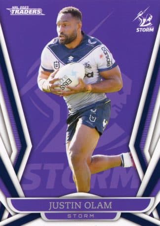 2023 NRL Traders Common Card - Base 069 Justin Olam Melbourne Storm