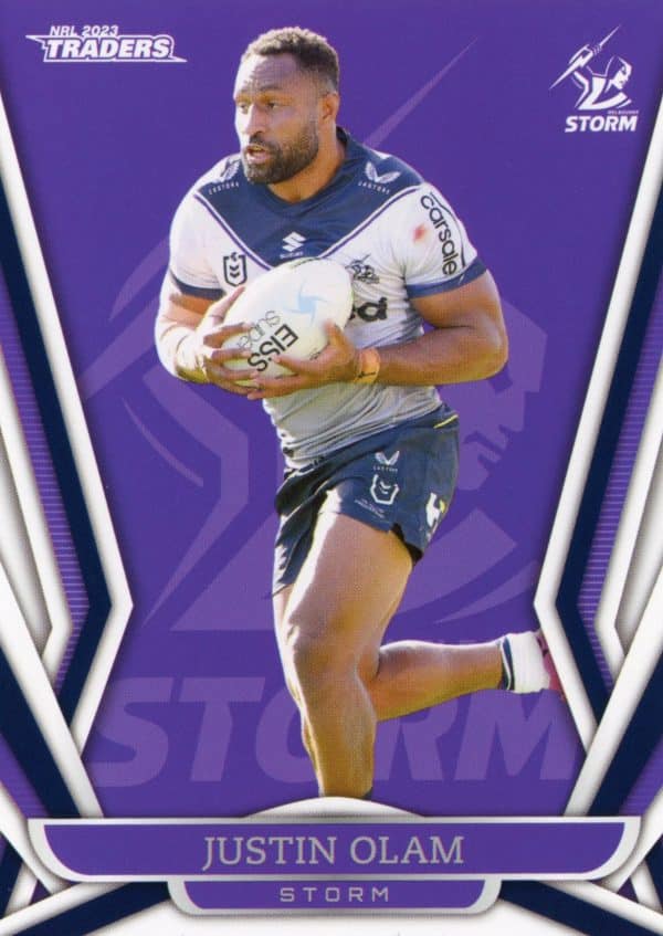 2023 NRL Traders Common Card - Base 069 Justin Olam Melbourne Storm