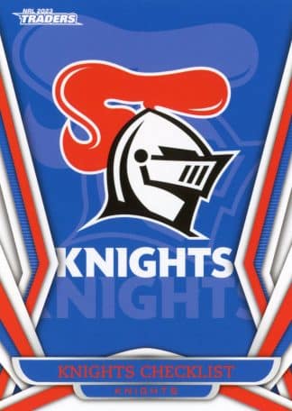 2023 NRL Traders Common Card - Base 071 Checklist Newcastle Knights
