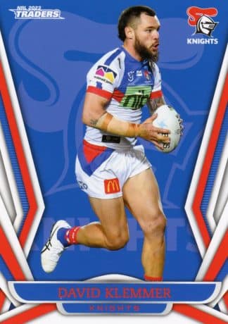 2023 NRL Traders Common Card - Base 074 David Klemmer Newcastle Knights