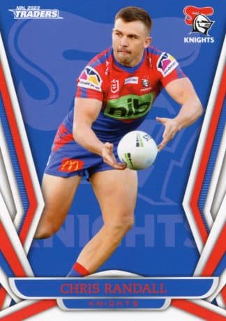 2023 NRL Traders Common Card - Base 076 Chris Randall Newcastle Knights
