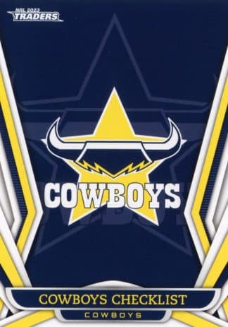 2023 NRL Traders Team Master Set #4 - North QLD Cowboys