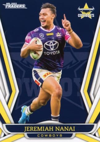 2023 NRL Traders Common Card - Base 086 Jeremiah Nanai North QLD Cowboys
