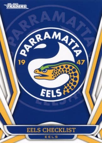 2023 NRL Traders Common Card - Base 091 Checklist Parramatta Eels