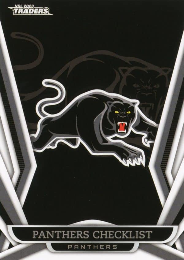 2023 NRL Traders Common Card - Base 101 Checklist Penrith Panthers