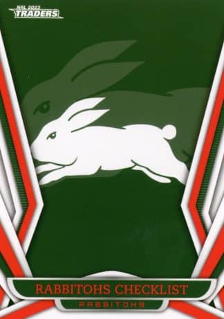 2023 NRL Traders Common Card - Base 111 Checklist South Sydney Rabbitohs