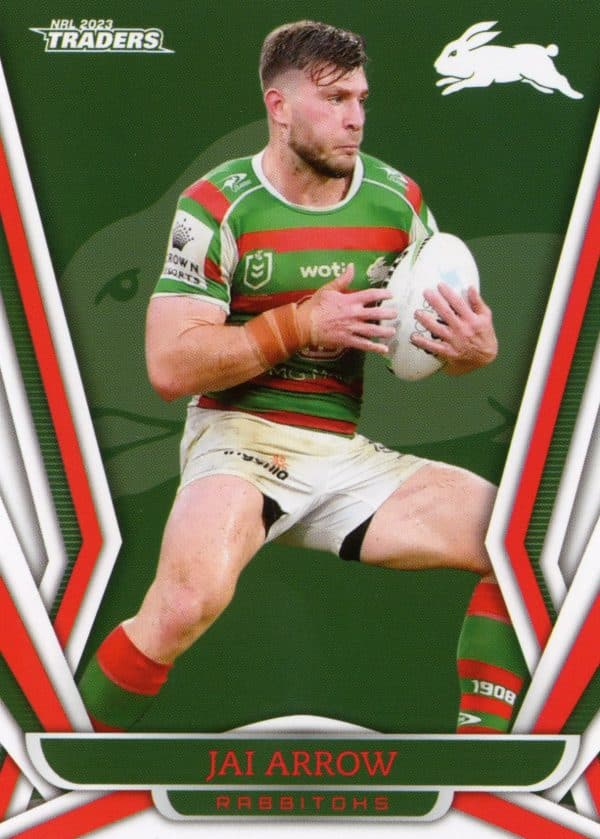 2023 NRL Traders Common Card - Base 112 Jai Arrow South Sydney Rabbitohs