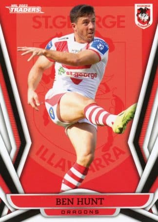 2023 NRL Traders Common Card - Base 124 Ben Hunt St George Dragons
