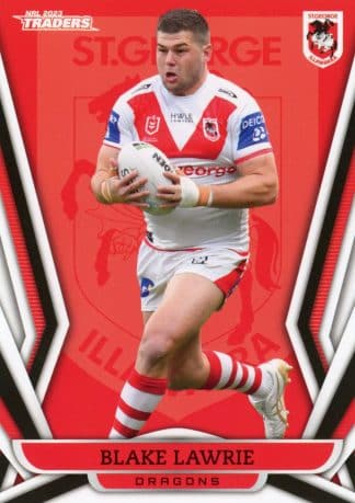 2023 NRL Traders Common Card - Base 125 Blake Lawrie St George Dragons
