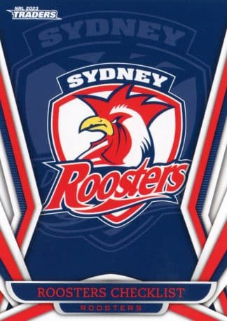 2023 NRL Traders Common Card - Base 131 Checklist Sydney Roosters