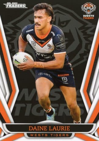 2023 NRL Traders Common Card - Base 155 Daine Laurie Wests Tigers