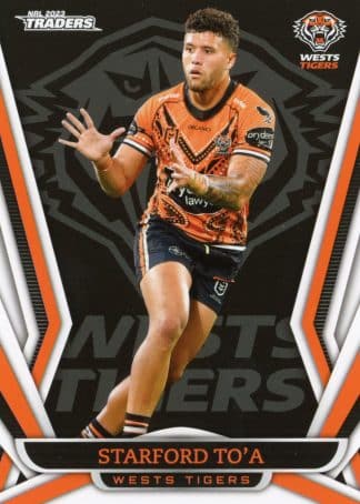 2023 NRL Traders Common Card - Base 158 Starford To`a Wests Tigers