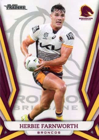 2023 NRL Traders Pearl Specials - PS005 Herbie Farnworth Brisbane Broncos
