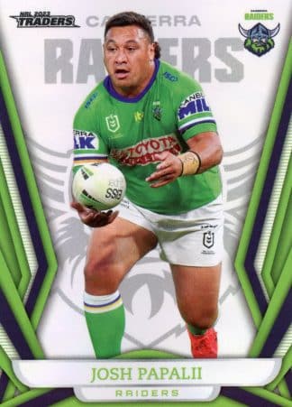 2023 NRL Traders Pearl Specials - PS014 Josh Papali`i Canberra Raiders