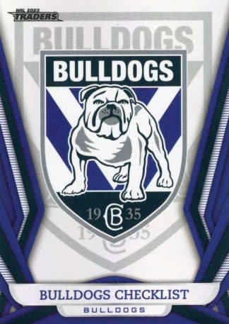 2023 NRL Traders Pearl Specials - PS021 Checklist Canterbury Bulldogs