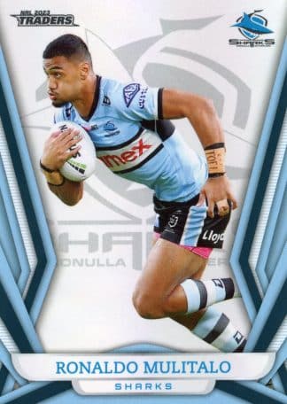 2023 NRL Traders Pearl Specials - PS037 Ronaldo Mulitalo Cronulla Sharks