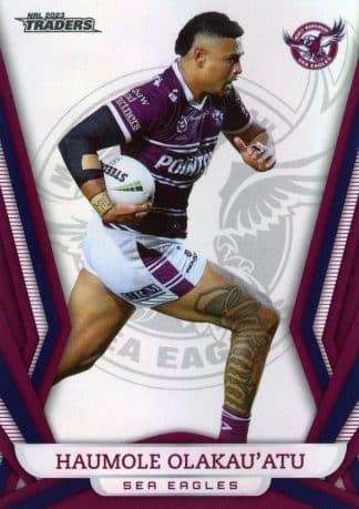 2023 NRL Traders Pearl Specials - PS057 Haumole Olakau`atu Manly Sea Eagles