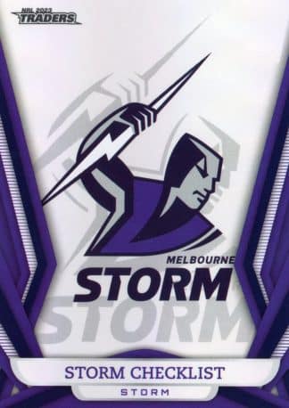 2023 NRL Traders Pearl Specials - PS061 Checklist Melbourne Storm
