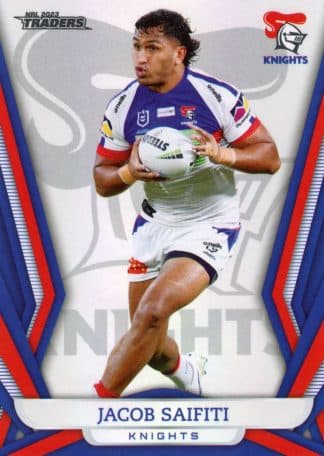 2023 NRL Traders Pearl Specials - PS078 Jacob Saifiti Newcastle Knights