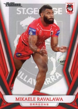 2023 NRL Traders Pearl Specials - PS128 Mikaele Ravalawa St George Dragons
