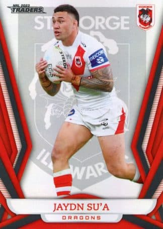 2023 NRL Traders Pearl Specials - PS129 Jaydn Su`a St George Dragons
