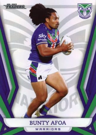 2023 NRL Traders Pearl Specials - PS142 Bunty Afoa Warriors