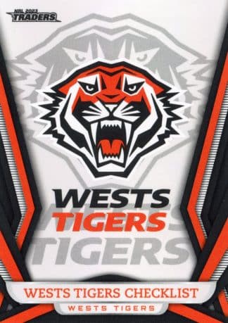 2023 NRL Traders Pearl Specials - PS151 Checklist Wests Tigers