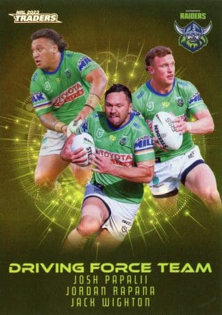 2023 NRL Traders Driving Force Team Parallel - DFP02 Canberra Raiders