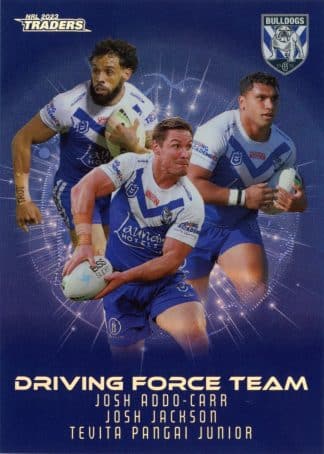 2023 NRL Traders Driving Force Team Parallel - DFP03 Canterbury Bulldogs