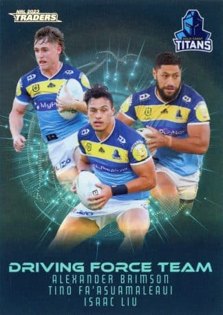 2023 NRL Traders Driving Force Team Parallel - DFP05 Gold Coast Titans