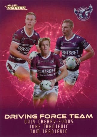 2023 NRL Traders Driving Force Team Parallel - DFP06 Manly Sea Eagles