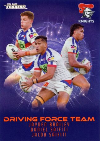 2023 NRL Traders Driving Force Team Parallel - DFP08 Newcastle Knights