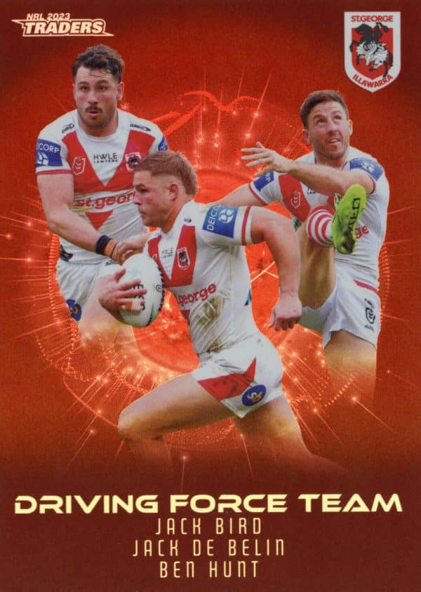 2023 NRL Traders Driving Force Team Parallel - DFP13 St George Dragons