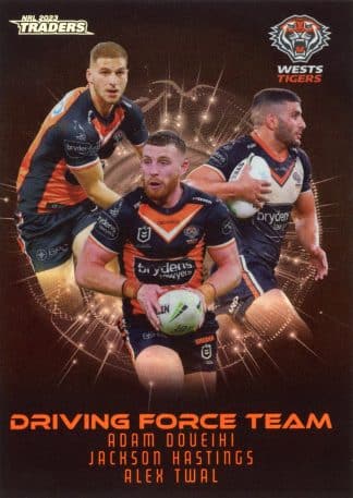2023 NRL Traders Driving Force Team Parallel - DFP16 Wests Tigers