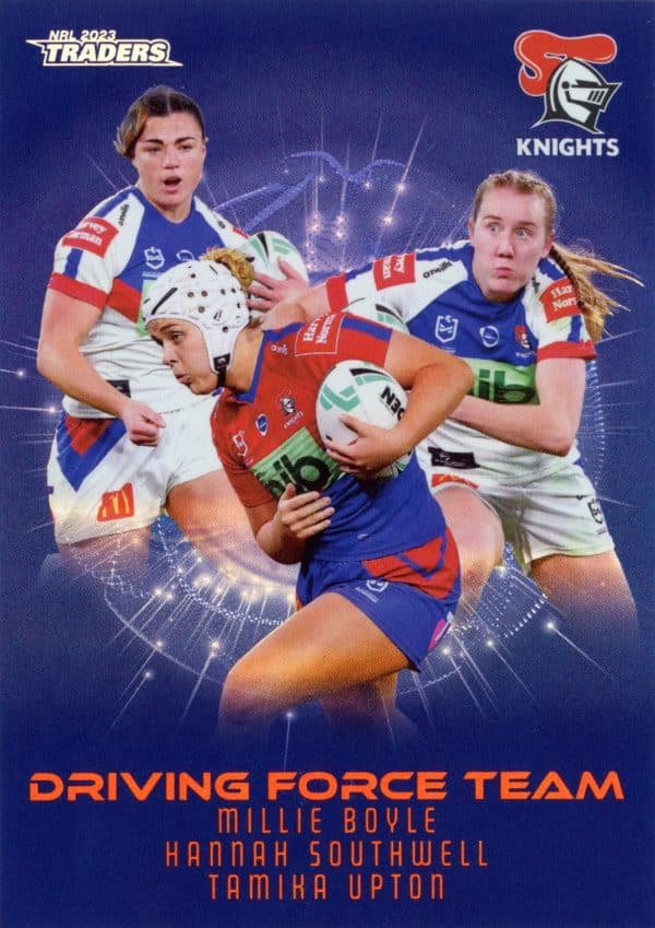 2023 NRL Traders Driving Force Team Parallel - DFP19 Newcastle Knights