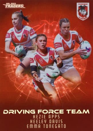 2023 NRL Traders Driving Force Team Parallel - DFP21 St George Dragons