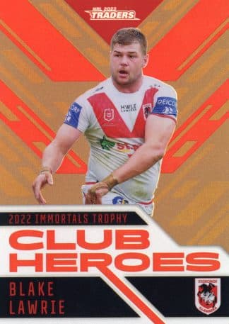 2023 NRL Traders Club Heroes Bronze - CHB26 Blake Lawrie St George Dragons