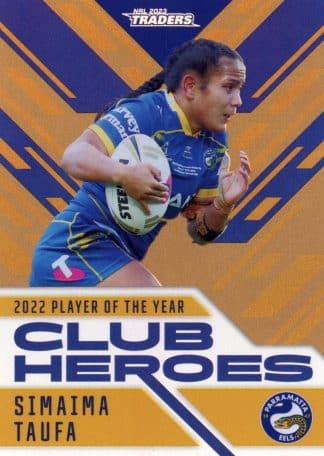 2023 NRL Traders Club Heroes Bronze - CHB40 Simaima Taufa Parramatta Eels